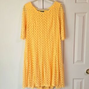 Womens Stretch Lace Dress XL